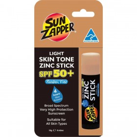 Sun Zapper Skin Tone Zinc Stick – Long-Lasting UV Protection for Cricket, Sports & Outdoor Activities